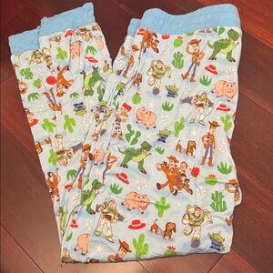 Little Sleepies Cartoon Print Pajamas - Light Blue